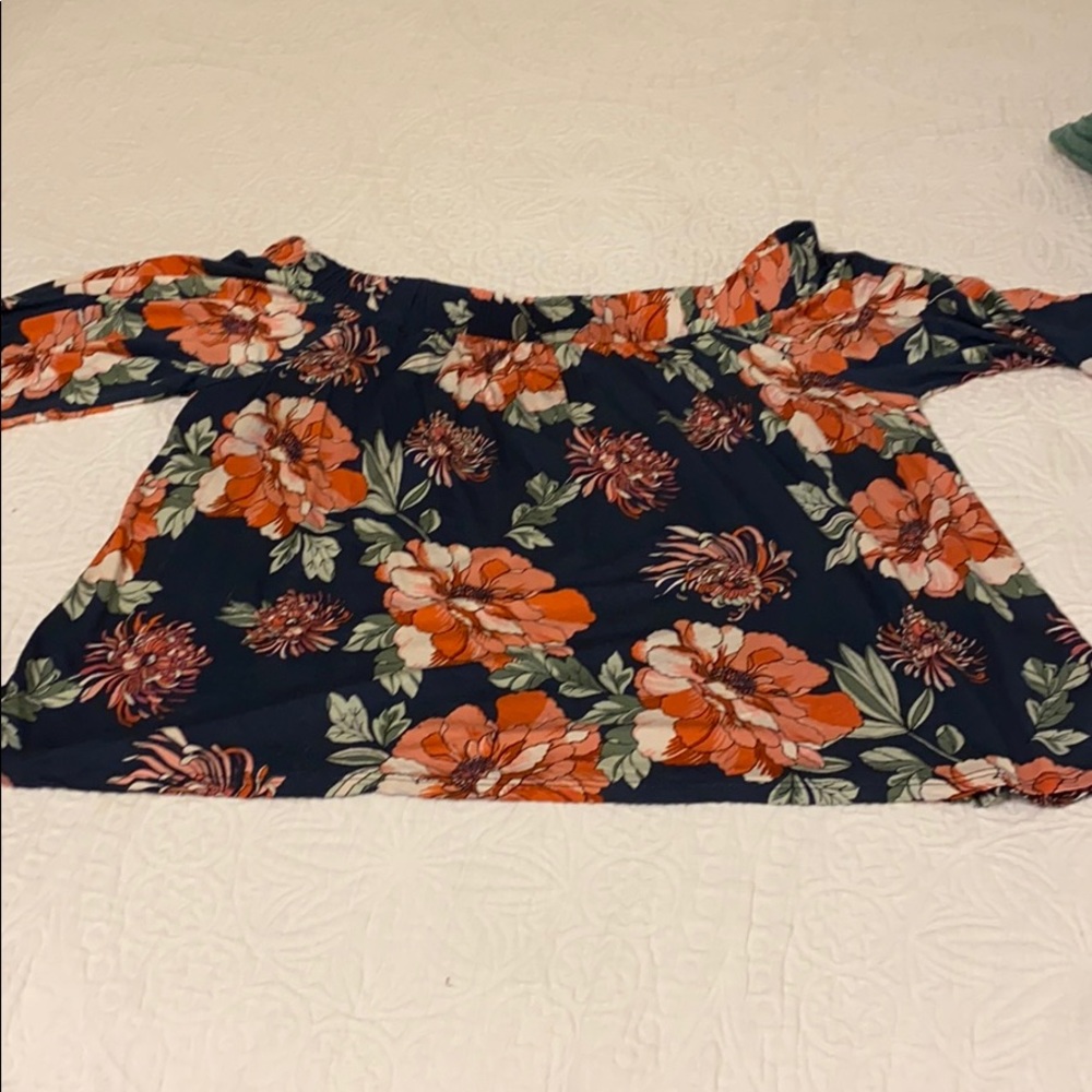Loveappella off the shoulder top
